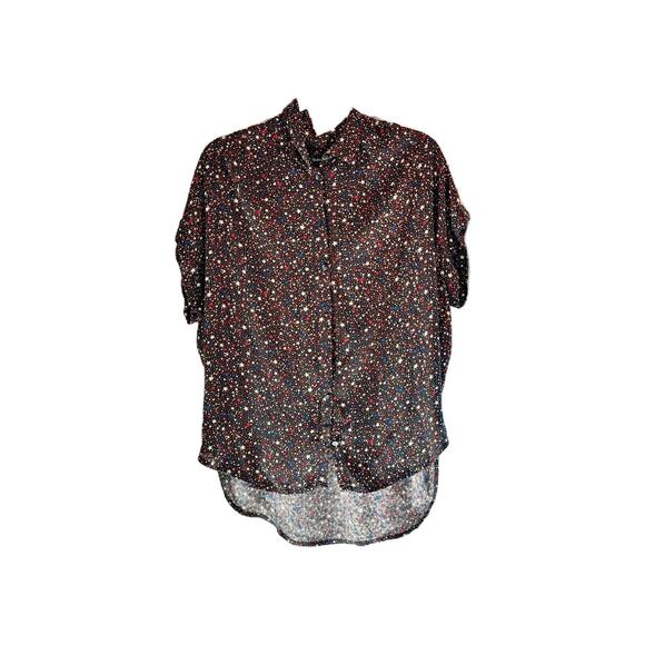 Madewell Women's Size M Starfield Button Up Casual Blouse - Picture 2 of 14